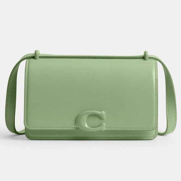 Coach 1941 Bandit Crossbody Bag in Minotone Pale Pistachio Luxe Calf Leather NWT - Picture 12 of 14